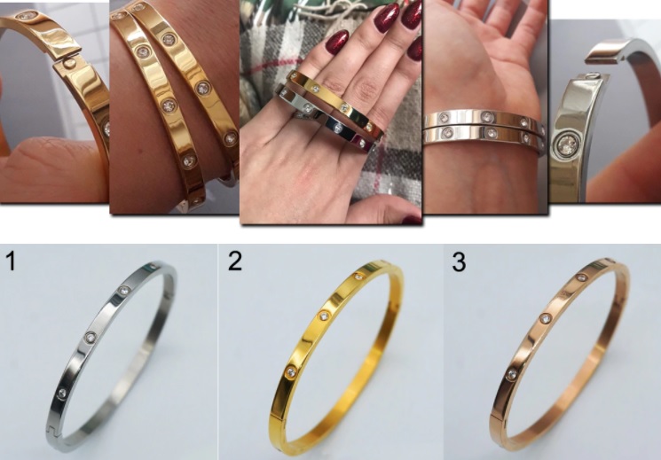 pulseras estilo cartier