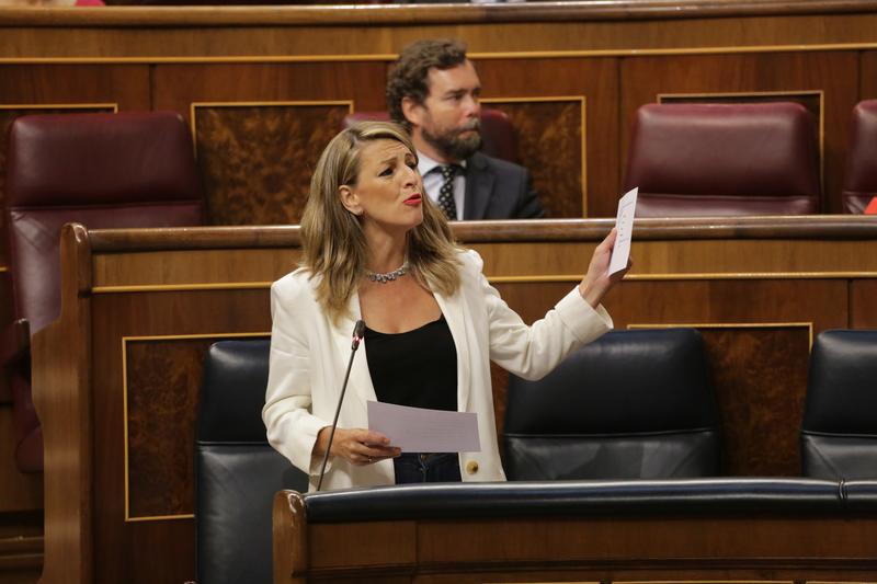 Yolanda Díaz presentará «en breve» un plan de trabajo digno para jóvenes