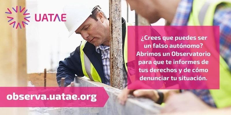 Uatae lanza el Observatorio del Falso Autónomo para combatir esta figura