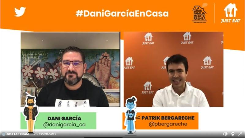 Dani García lanza ‘La Gran Familia Mediterránea’, de la mano de Just Eat