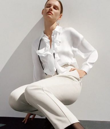 Prendas de Zara que será tendencia este otoño 19 Merca2.es BLUSA SATINADA LAZO