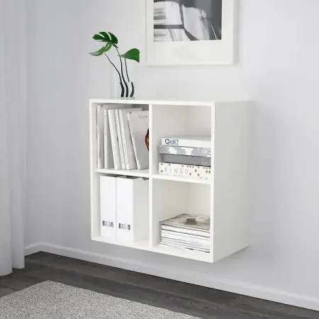10 estanterías blancas de IKEA para poner orden en el salón