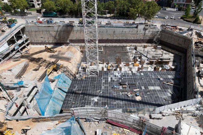 Obras del Santiago Bernabéu del Real Madrid