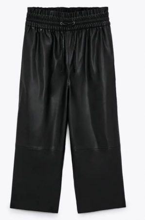 Prendas de Zara que será tendencia este otoño 18 Merca2.es PANTALÓN CULOTTE EFECTO PIEL ZARA