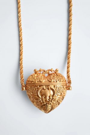 bolso caja corazon