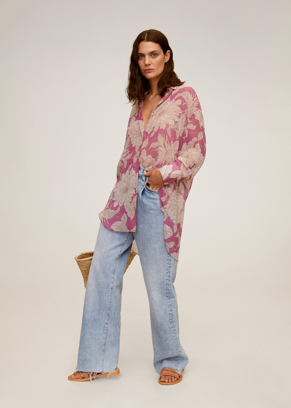 camisas de flores