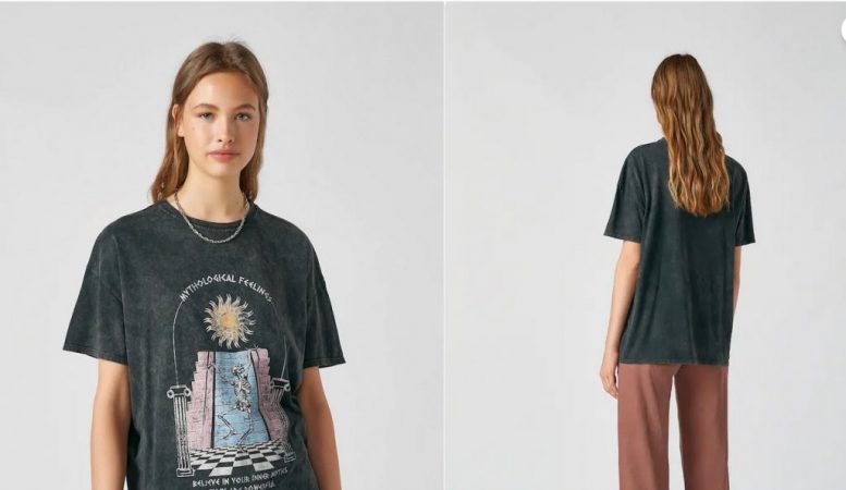 camiseta delavado Pull&Bear