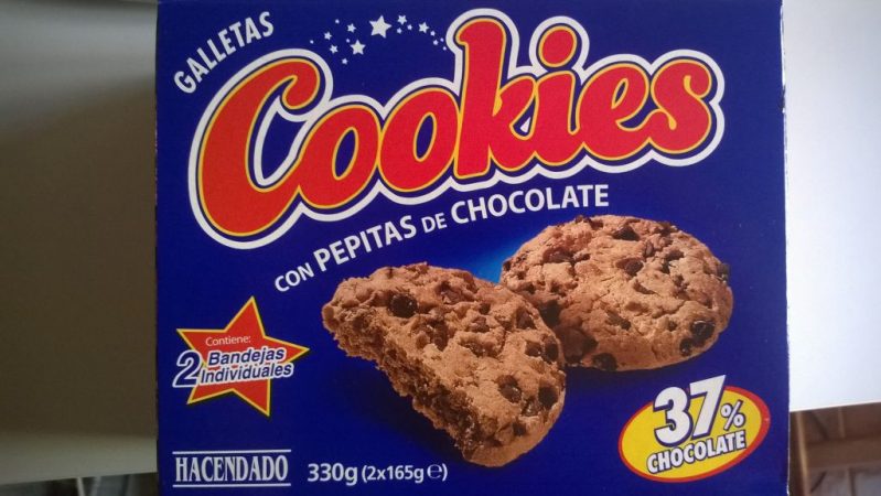 cookies con pepitas de chocolate