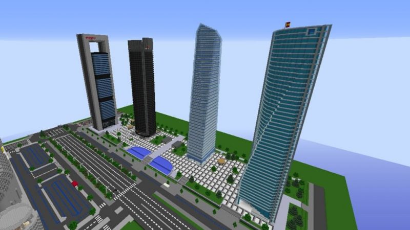 Cuatro Torres Minecraft