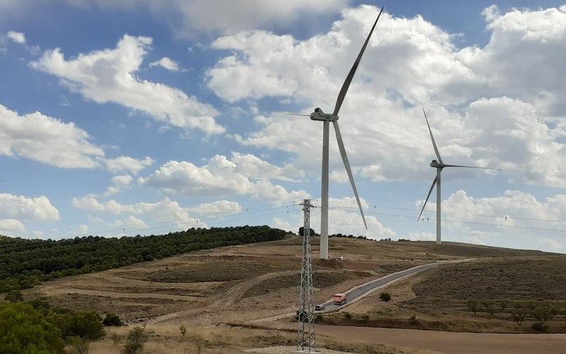 Endesa conecta a la red  Cañaseca, un nuevo parque eólico en Aragón