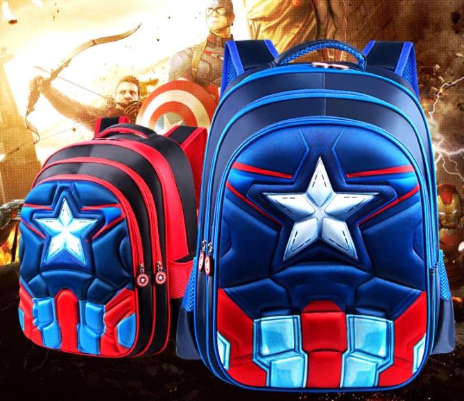 mochila capitán américa