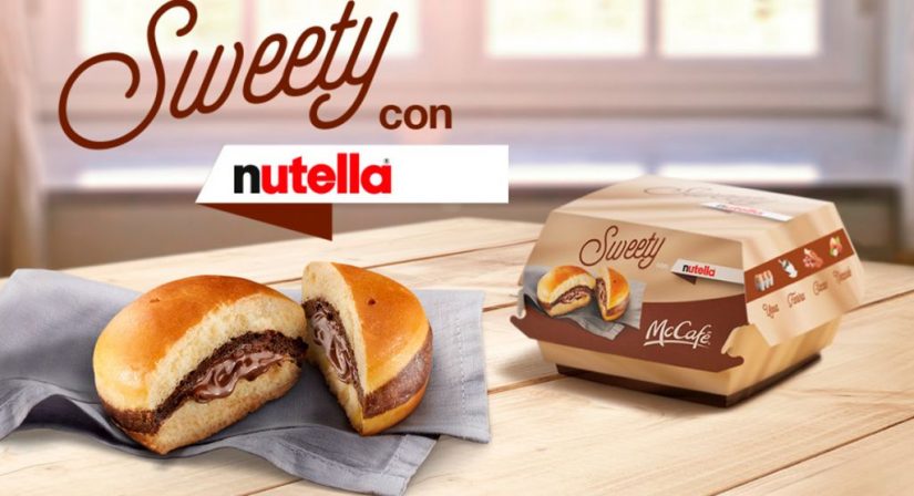 Recta, hamburguesas de Nutella