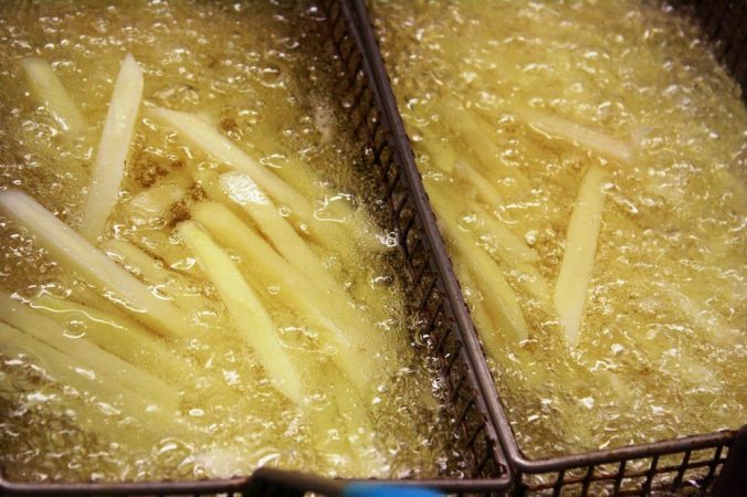 tortilla de patatas, fritura