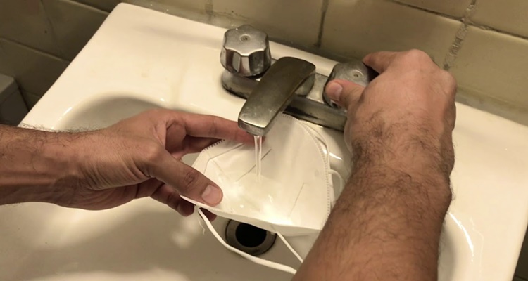 Prueba agua mascarillas