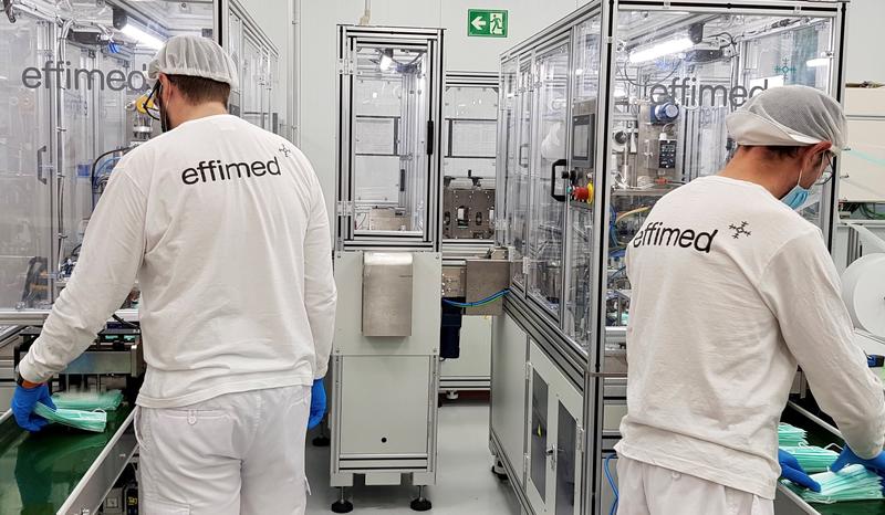 Efficold invierte 3 M€ para producir 100 millones de mascarillas
