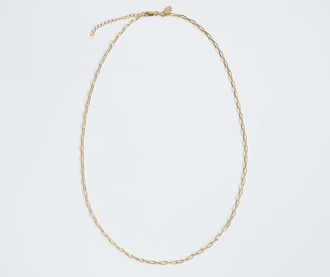 Cadenas de oro de Zara