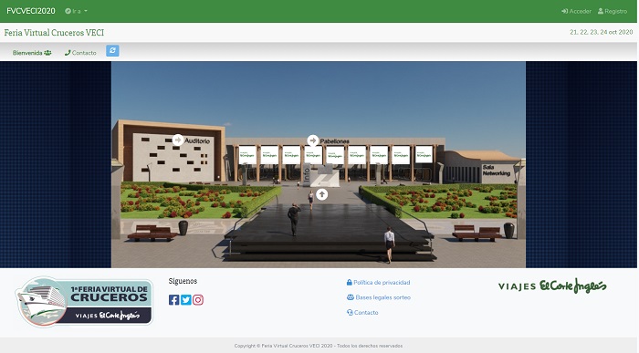 Feria virtual cruceros Viajes El Corte Inglés