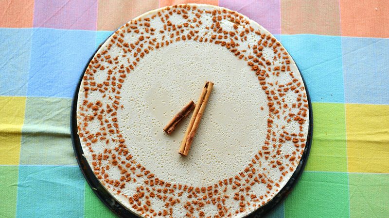 La mezcla definitiva: Así quedará la tarta de horchata 