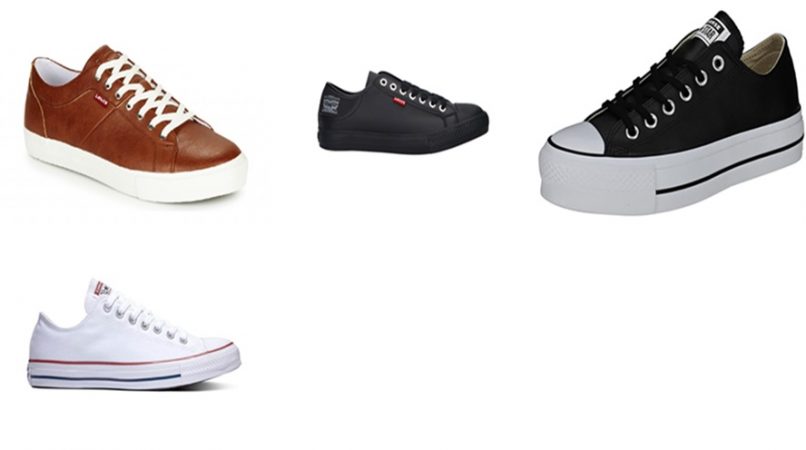 converse levis blanche