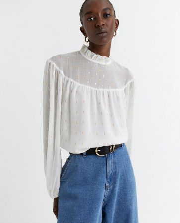 blusa frunces sfera