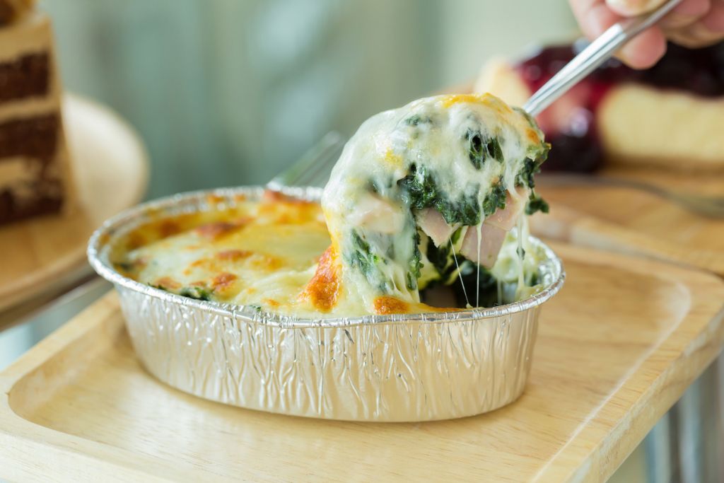 receta espinacas con bechamel saludable