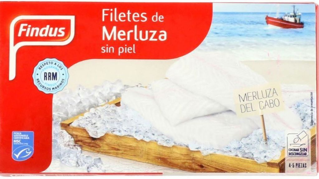 Merluza Findus, Mercadona, Lidl, Carrefour