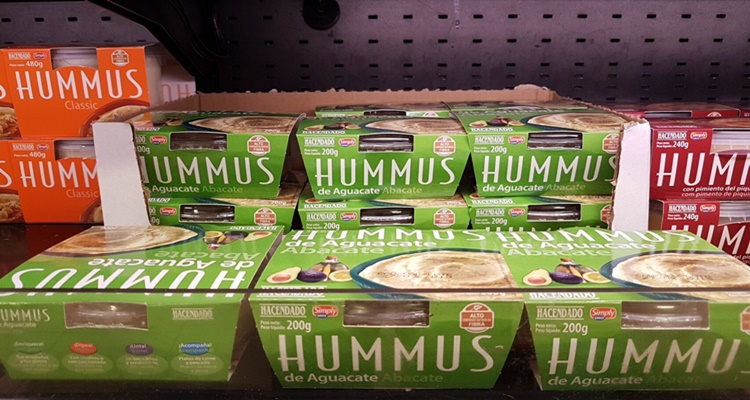 Hummus aguacate Mercadona veganos