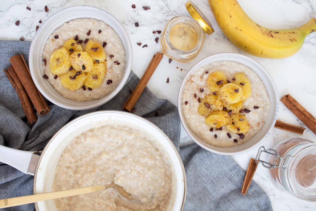 plátano y avena para adelgazar