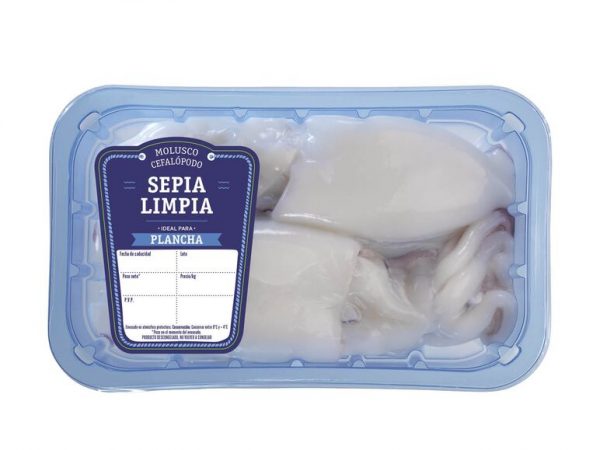 sepia, salmón