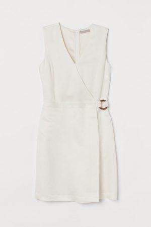 vestido cruzado h&m