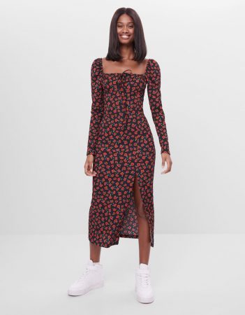 vestido estampado
