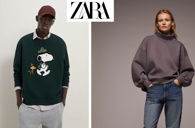 Sudaderas preciosas y cómodas de Zara para este otoño