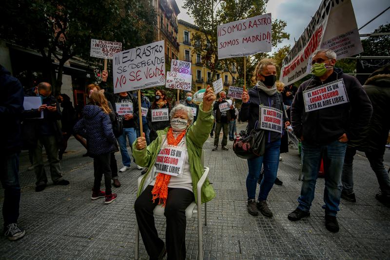 Comerciantes del Rastro reivindicarán este miércoles frente al Congreso su apertura