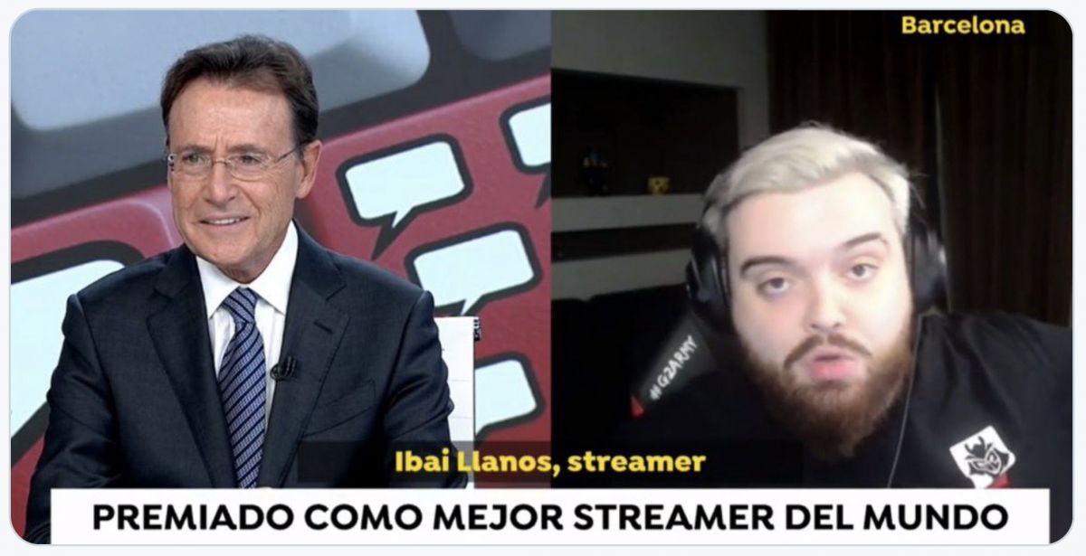 El chiste de Ibai sobre Matías Prats que ha hecho volar pelucas