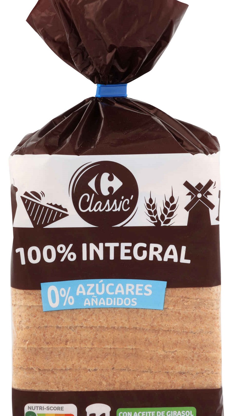 Carrefour pan de molde integral Merca2.es