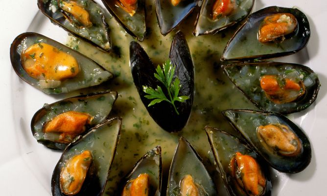 Mejillones a la marinera tomate