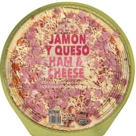 pizza jamón y queso