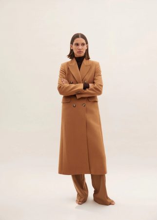 Abrigo lana Mango Selected