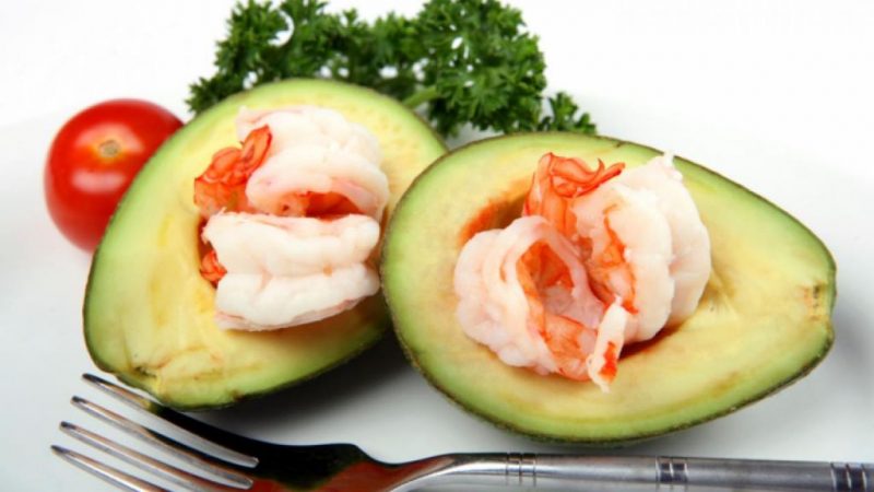 aguacate con gamba