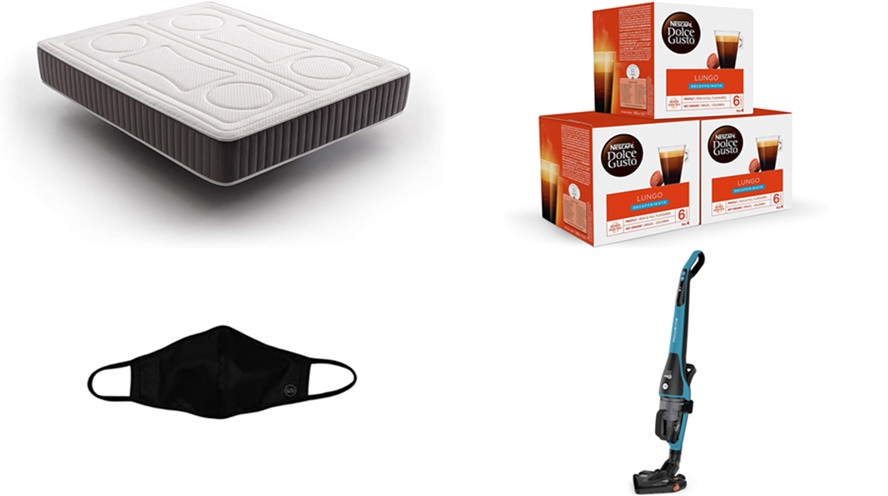 Descuentazos de hoy en Amazon: desde colchones, cápsulas de café, mascarillas…
