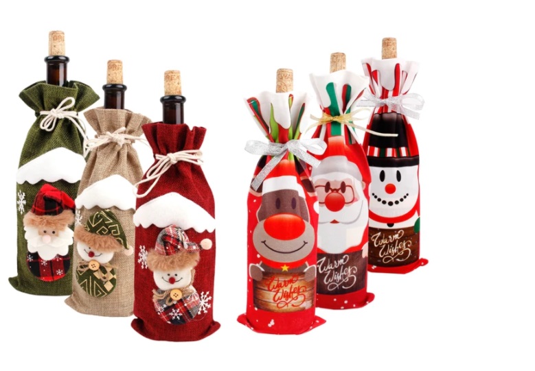 botellas navidad