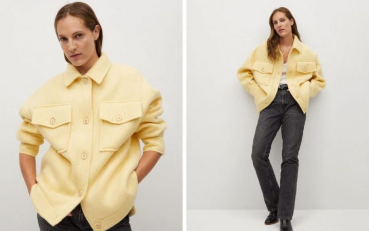 chaquetas oversize Mango en punto