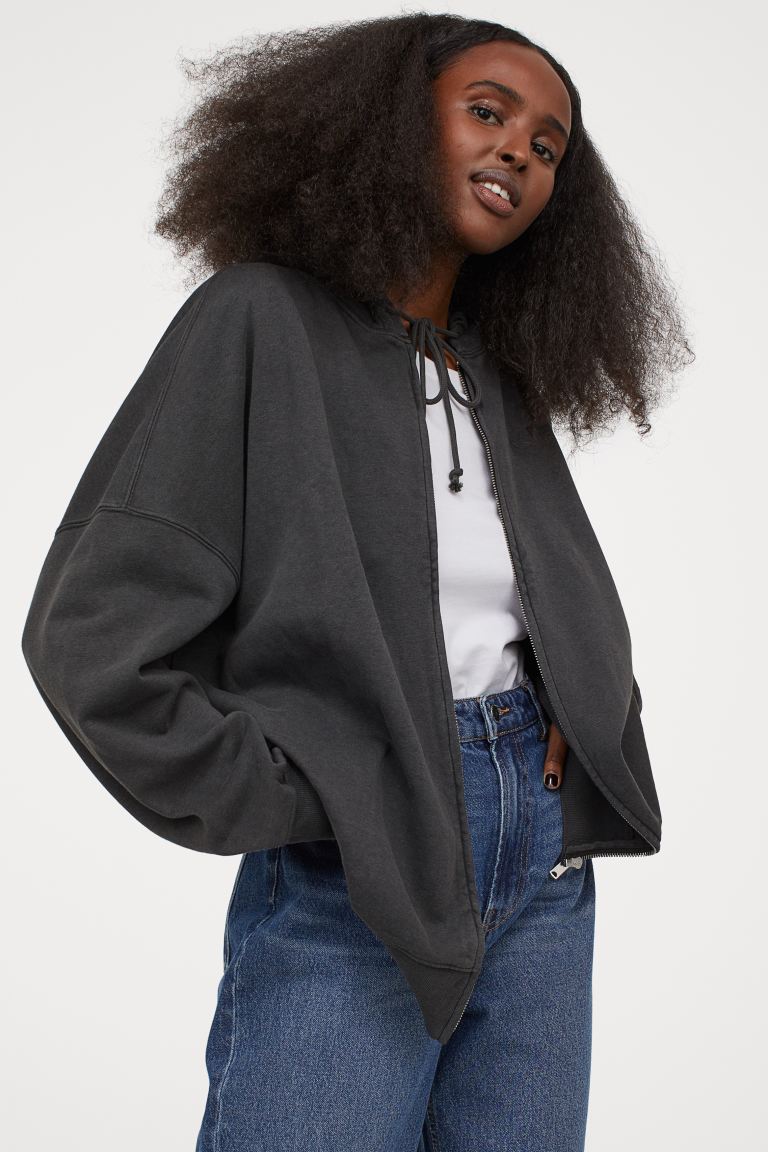 chaqueta sudadera oversize