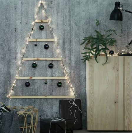 poner arbol de navidad en poco espacio