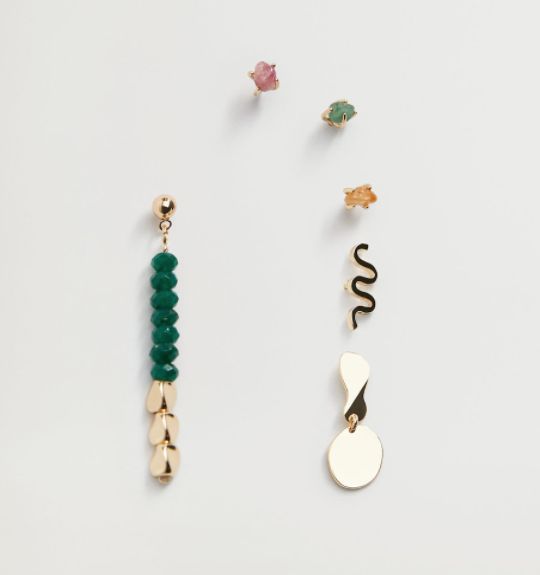pendientes combinados