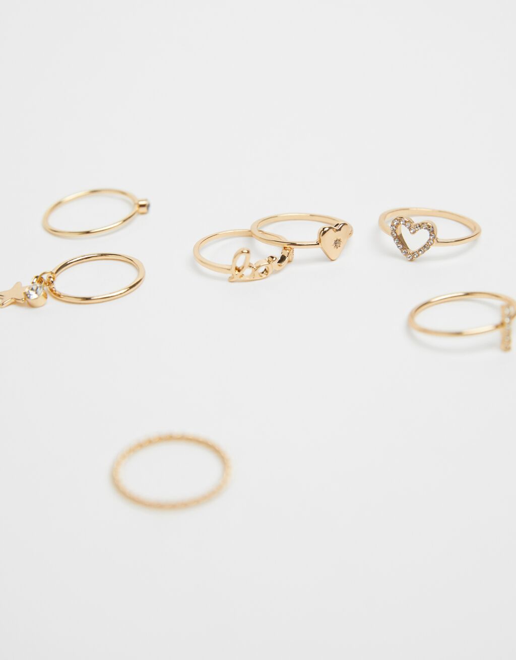 set anillos bershka