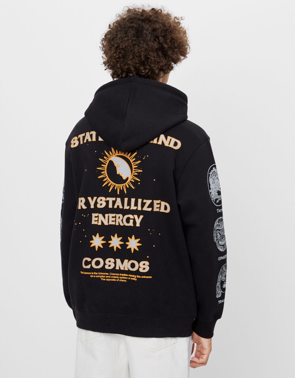 sudadera cosmos bershka