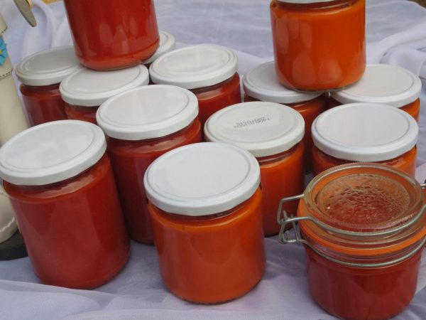 salsa de tomate frito conserva