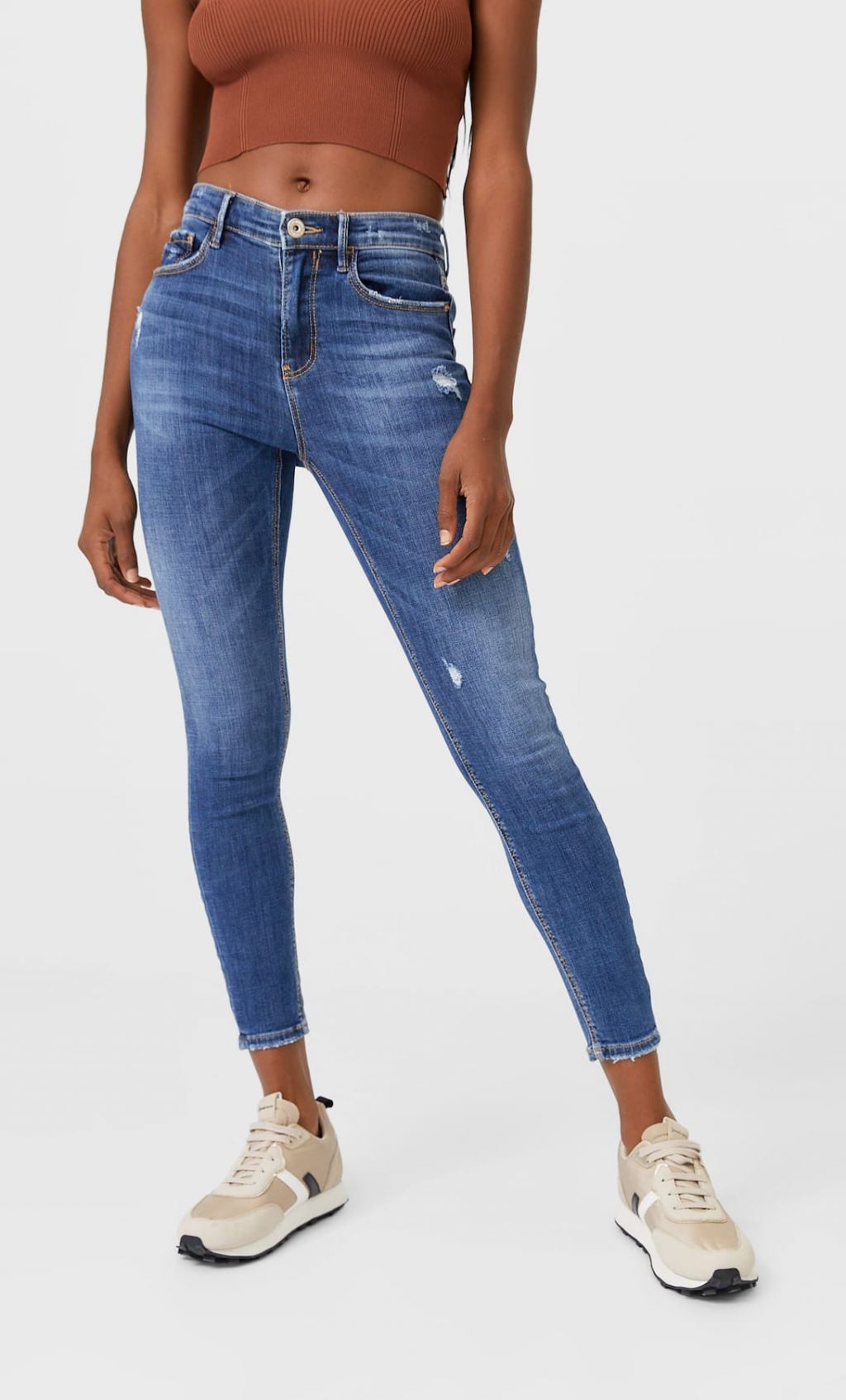 vaqueros skinny stradivarius