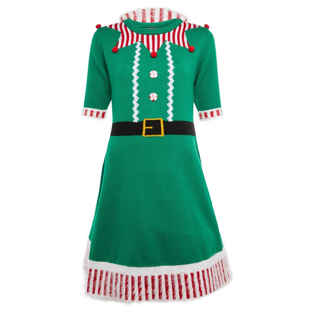 vestido navideño elfo